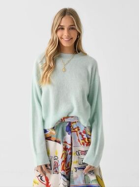 LOVESHACKFANCY Bellman Brushed Cashmere Sweater